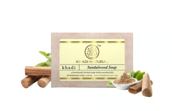 Khadi Natural Sandalwood Handmade Soap